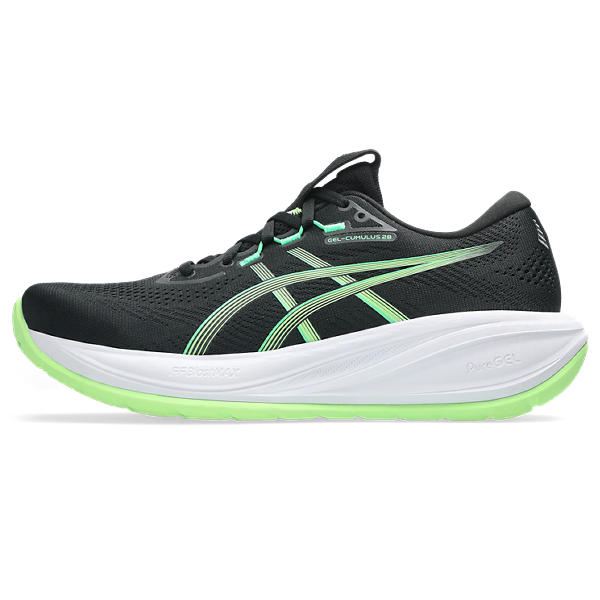 Asics Gel Cumulus 28 Black/Illuminate Green - SportSA