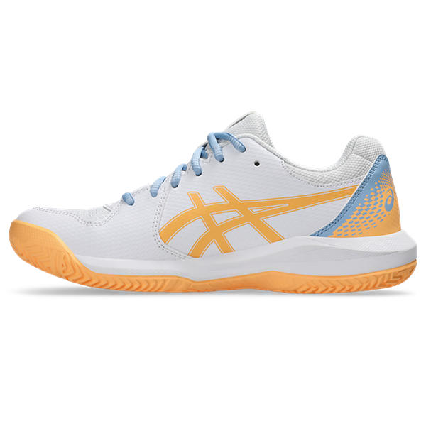 Asics Gel Dedicate 8 Padel White/Orange Glow - SportSA