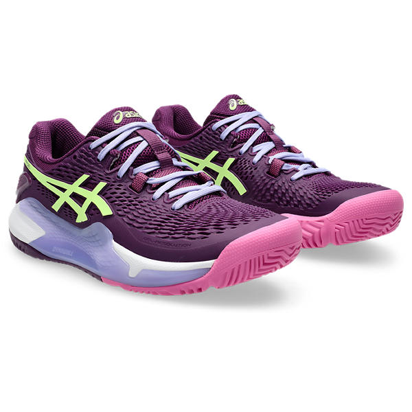 ☆新品☆ASICS GEL-RESOLUTION 9 WIDE 26㎝ Asics Gel-Resolution 9 Women's Tennis Shoes (1042A208-400