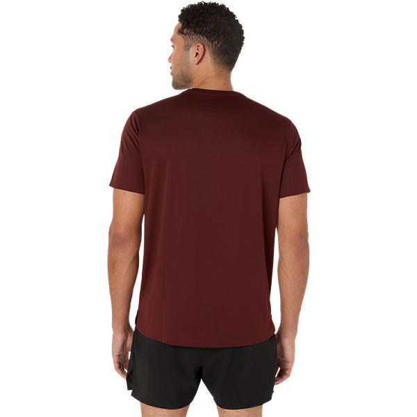 Asics Core SS Top Dark Red Planet - SportSA