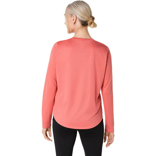 トップス AYK Asics Core LS Top Dark Pink Clay - SportSA