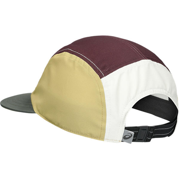 Asics 5 Panel Cap Mantle Green/Dark Currant - SportSA