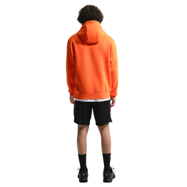 Nike Netherlands Club Soccer Pullover Hoodie Safety Orange