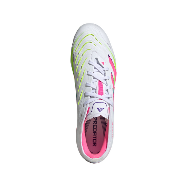 Adidas Predator Pro Firm Ground Cleats White/Pink - SportSA Adidas Predator Pro Firm Ground Cleats White/Pink - SportSA