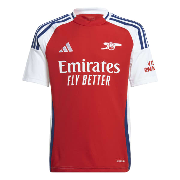 Adidas Arsenal 24/25 Home Jersey Youth Better Scarlet White
