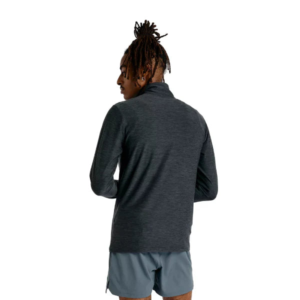 New Balance Space Dye 1/4 Zip Black - SportSA