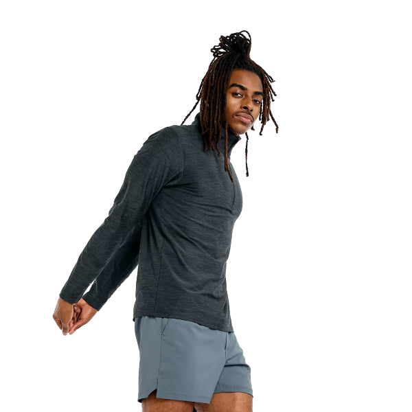 New Balance Space Dye 1/4 Zip Black - SportSA