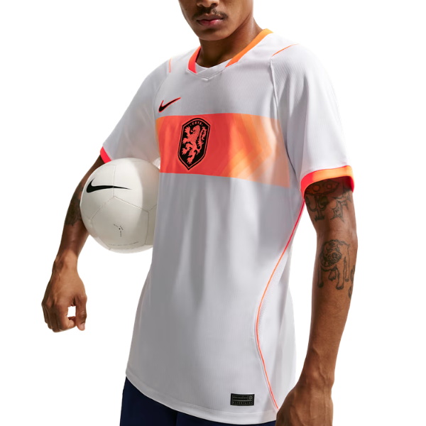 Nike Netherlands 2026 Stadium Away White/Hyper Crimson