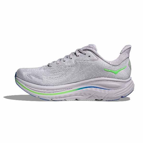 HOKA CLIFTON 10 グレー Hoka Clifton 10 Ash Grey Neon Green - SportSA
