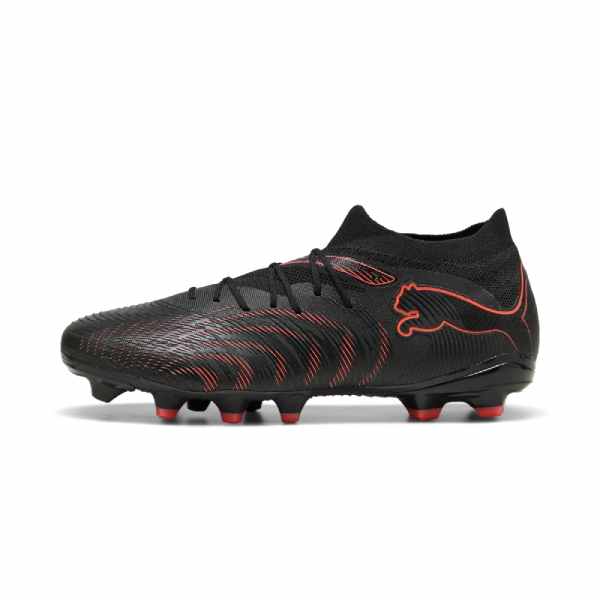 Puma FuzionFit サッカーシューズ 黒/赤 Puma Future 9 Match FG/AG Black Glowing Red - SportSA