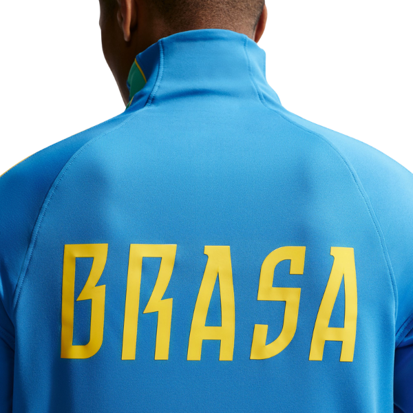 Nike Brazil Strike Dri-FIT Football Drill Top Light Photo Blue