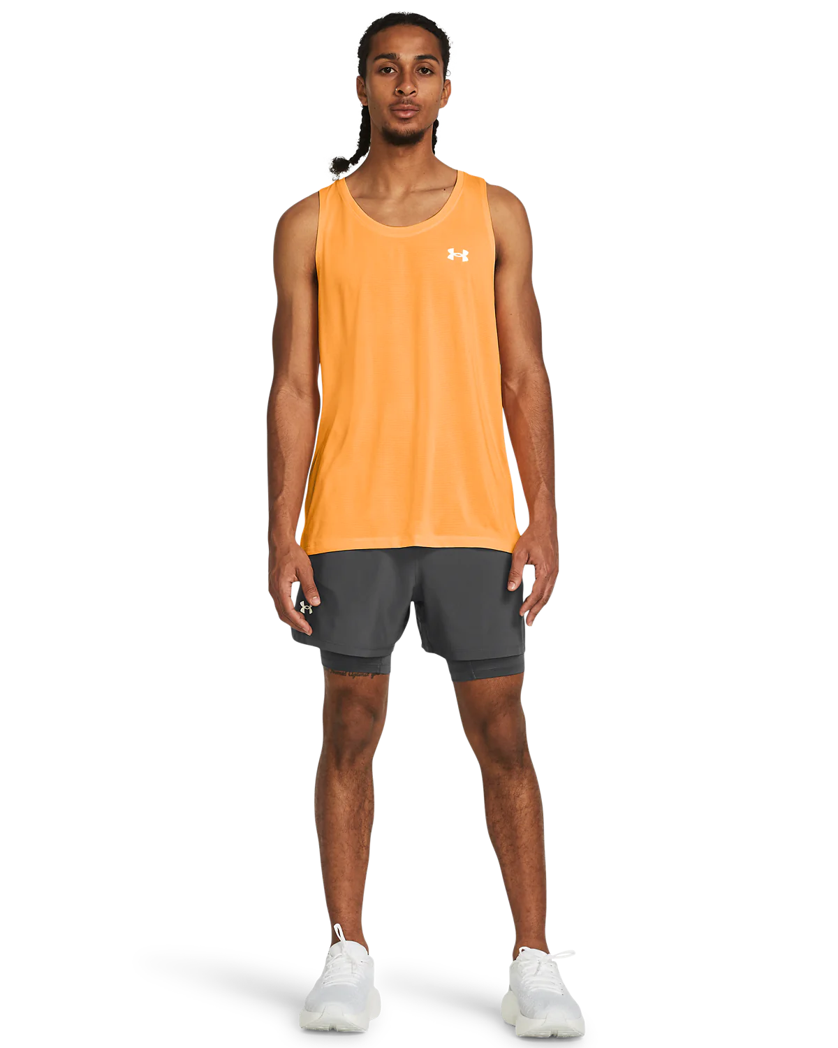Under Armour Launch 5&quot; 2-In-1 Shorts Grey