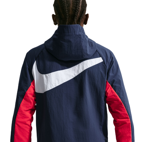 Nike England AWF Soccer Woven Jacket Obsidian