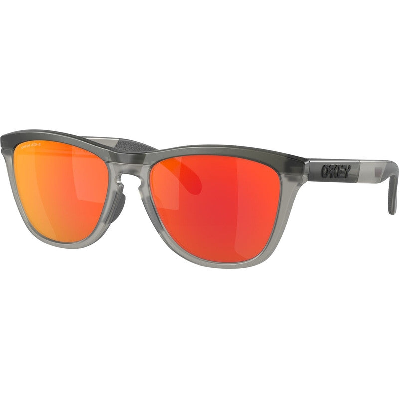 Oakley Frogskins Sunglasses Matte Grey Smoke Prizm Ruby
