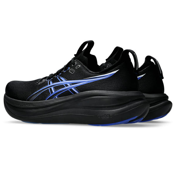 Asics Gel Nimbus 28  Black/Neon Blue