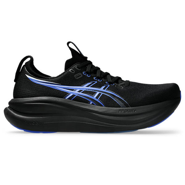 Asics Gel Nimbus 28  Black/Neon Blue