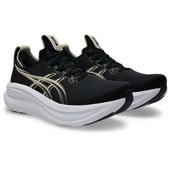 Asics Gel Nimbus 28  Black/Feather Grey Wide