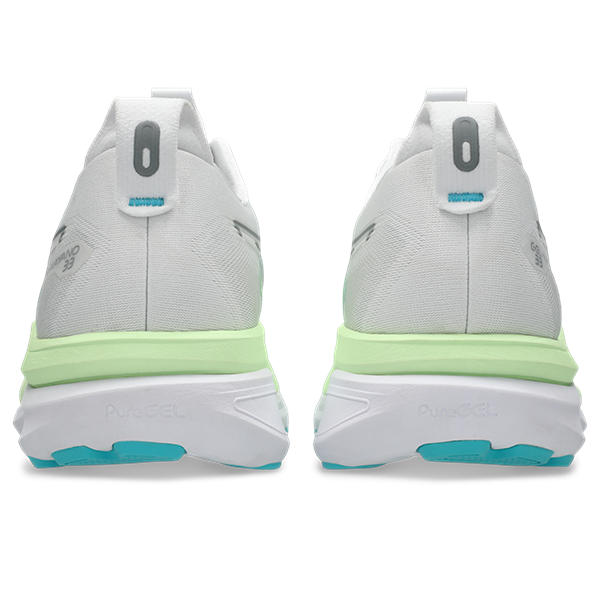 Asics Gel Kayano 33 White Energy Aqua