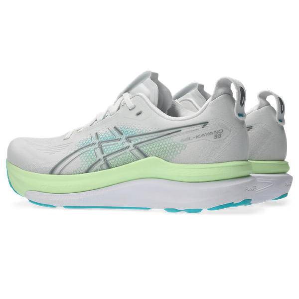 Asics Gel Kayano 33 White Energy Aqua