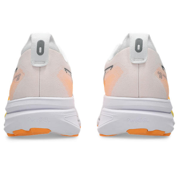 Asics Gel Kayano 33 White/Stadium Orange