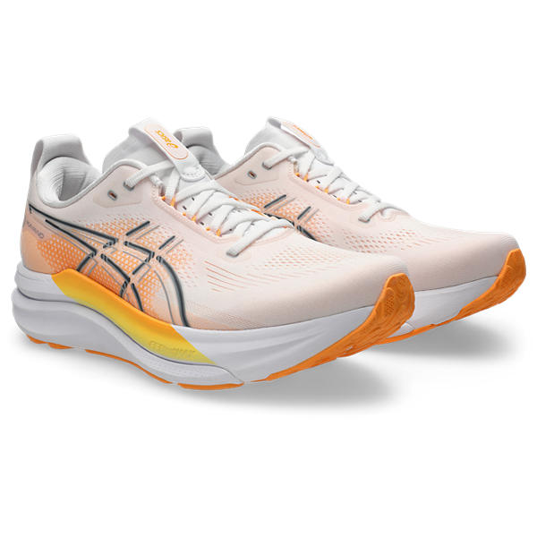Asics Gel Kayano 33 White/Stadium Orange