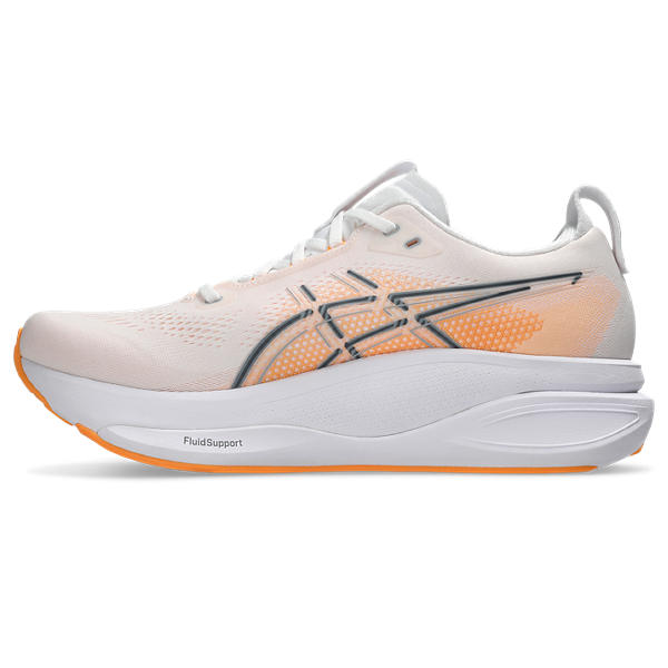 Asics Gel Kayano 33 White/Stadium Orange