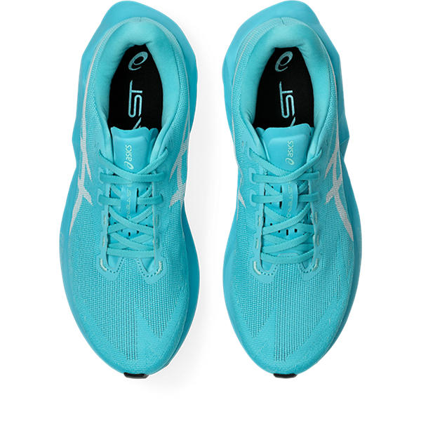 Asics Novablast 6 Energy Aqua/White