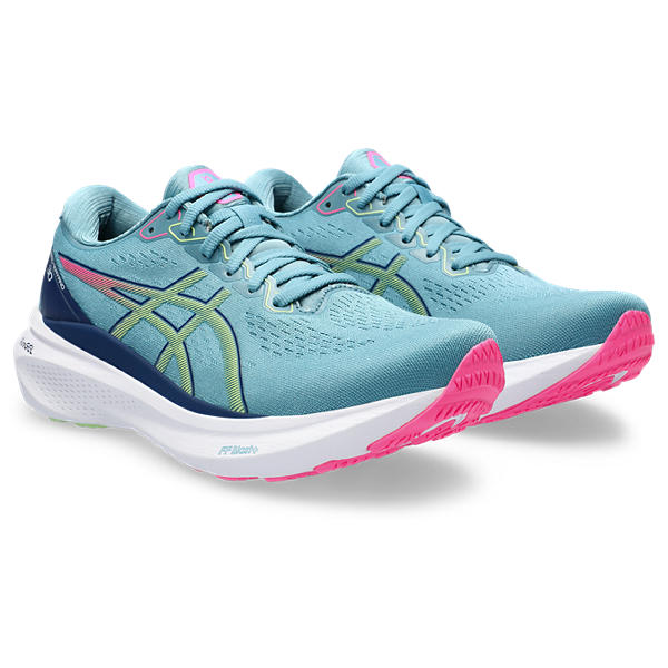 Asics Gel Kayano 30 Gris Blue/Lime Green