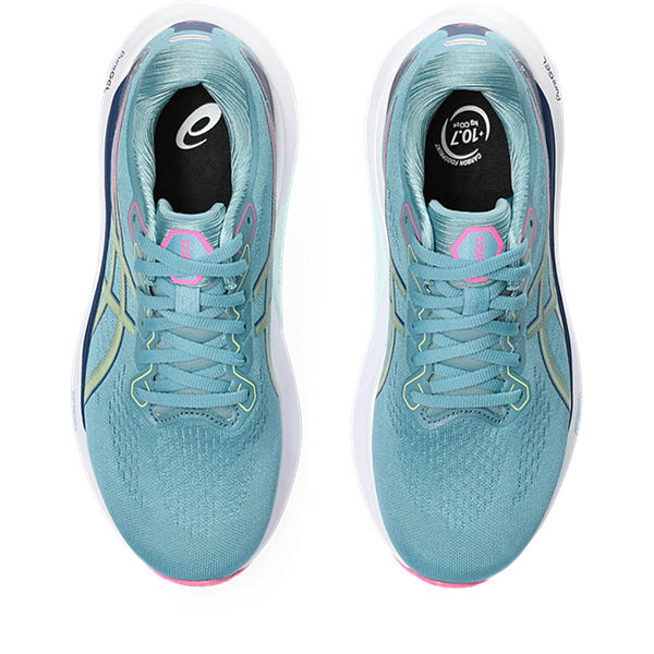 Asics Gel Kayano 30 Gris Blue/Lime Green