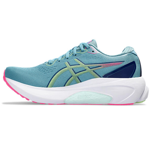 Asics Gel Kayano 30 Gris Blue/Lime Green