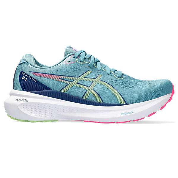 Asics Gel Kayano 30 Gris Blue/Lime Green