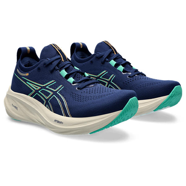 Asics Gel Nimbus 26 Blue Expanse/Aurora Green