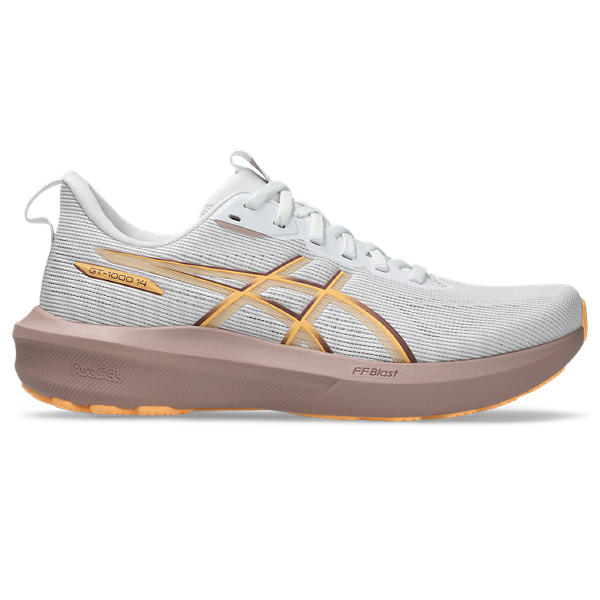 Asics GT 1000 14 White/Rubble Red