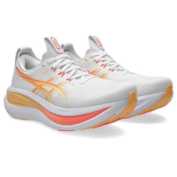 Asics Gel Nimbus 28 White/Sun Coral