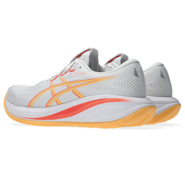 Asics Gel Cumulus 28 White/Orange Glow
