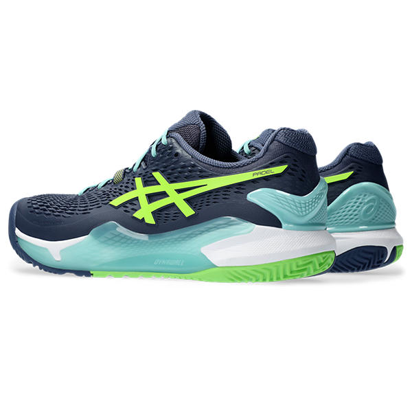 Asics Gel Resolution 9 Padel Thunder Blue/Electric Lime