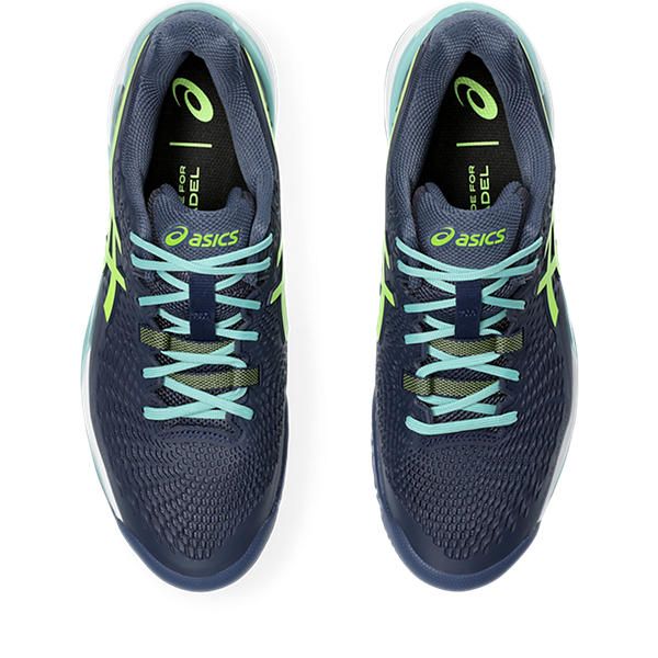 Asics Gel Resolution 9 Padel Thunder Blue/Electric Lime