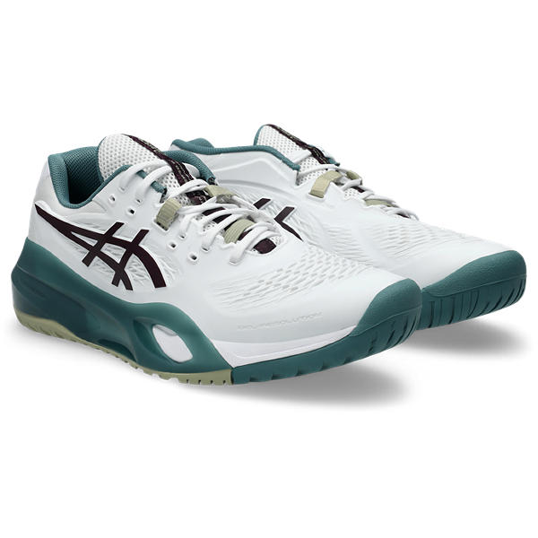 Asics Gel-Resolution X  White/Dark Aubergine