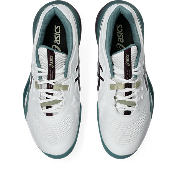 Asics Gel-Resolution X  White/Dark Aubergine