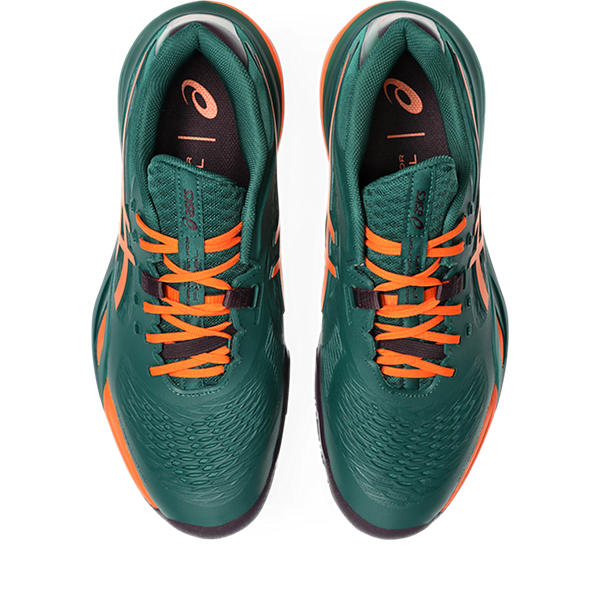 Asics Gel-Resolution X Padel Jewel Green/Energy Orange