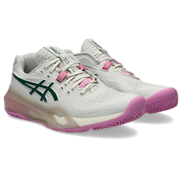 Asics Gel-Resolution X Padel Soft Oat/Jewel Green