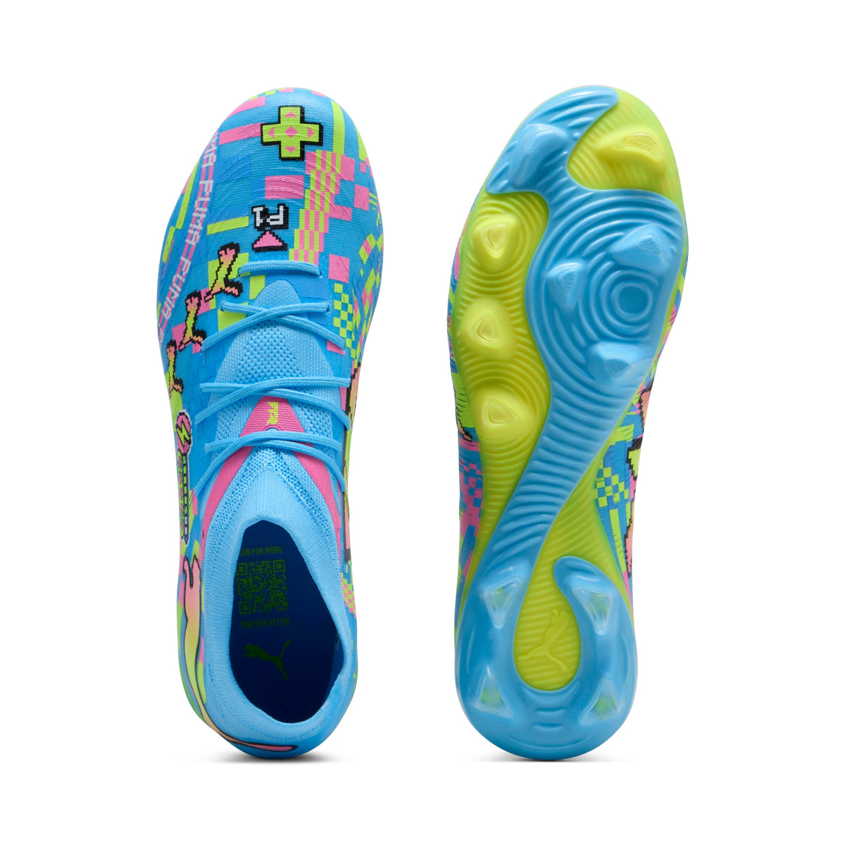 Puma Future 9 Match Advanced Level FG/AG White-Blue Glimmer
