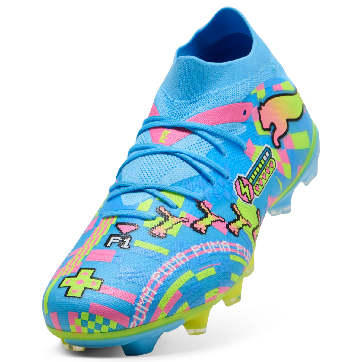 Puma Future 9 Match Advanced Level FG/AG White-Blue Glimmer