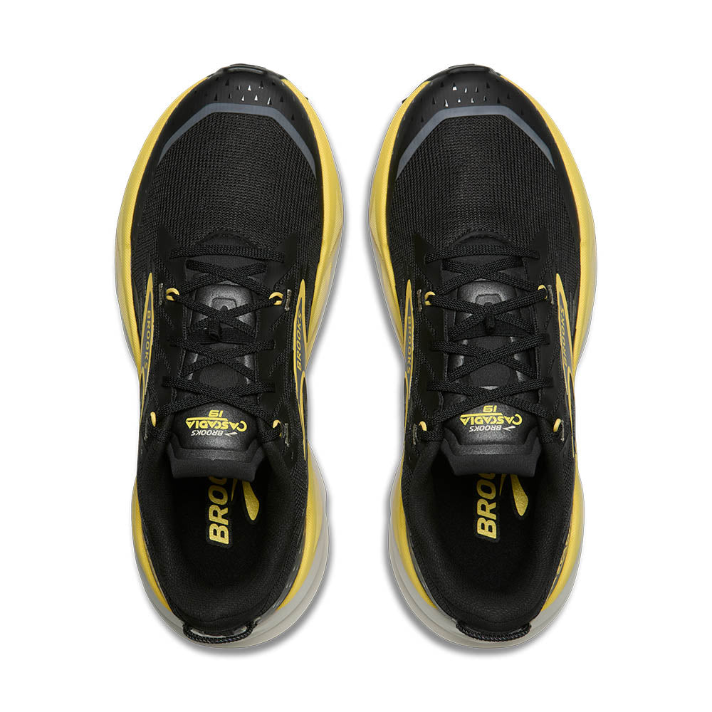 Brooks Cascadia 19 Black/Yellow/Chateau