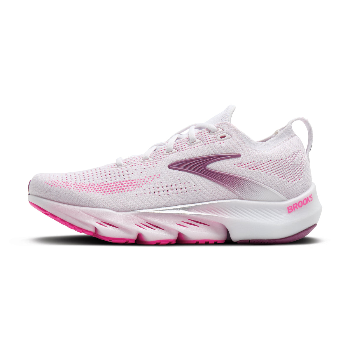 Brooks Glycerin Flex White/Cyber Pink