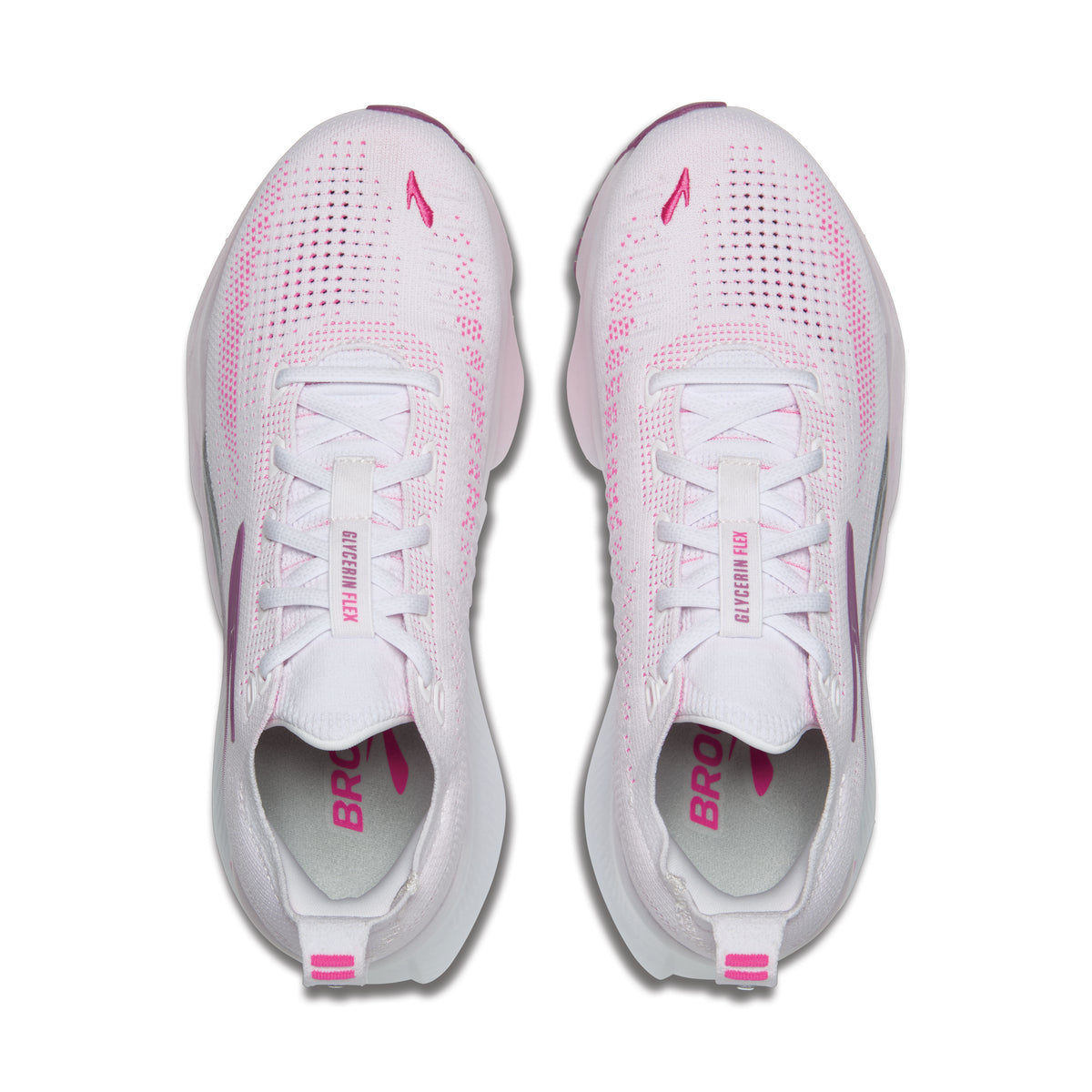 Brooks Glycerin Flex White/Cyber Pink