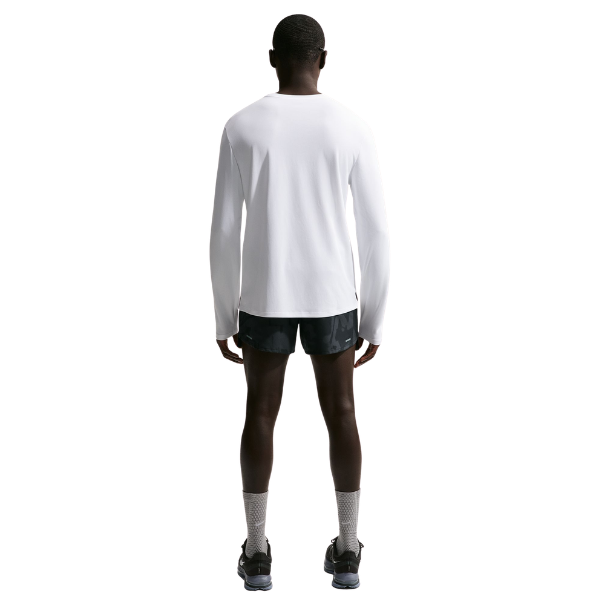 Nike Miler Dri-FIT UV Long Sleeve Running Top White