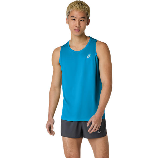 Asics Core Singlet Aegean Blue