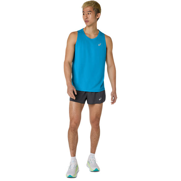 Asics Core Singlet Aegean Blue