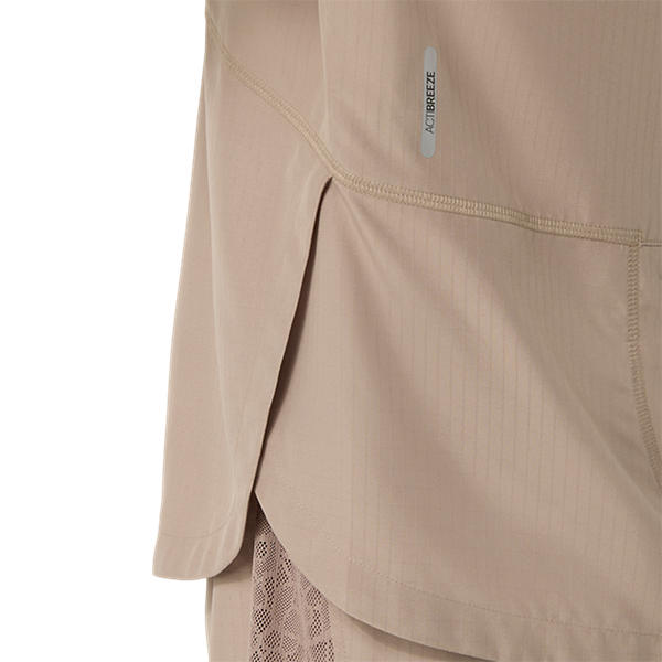 Asics Nagino Run Adjustable Jacket Greige